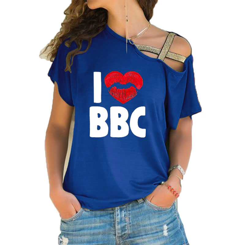 Crossfit Accessories - Women T-shirt Loose Slash Neck T