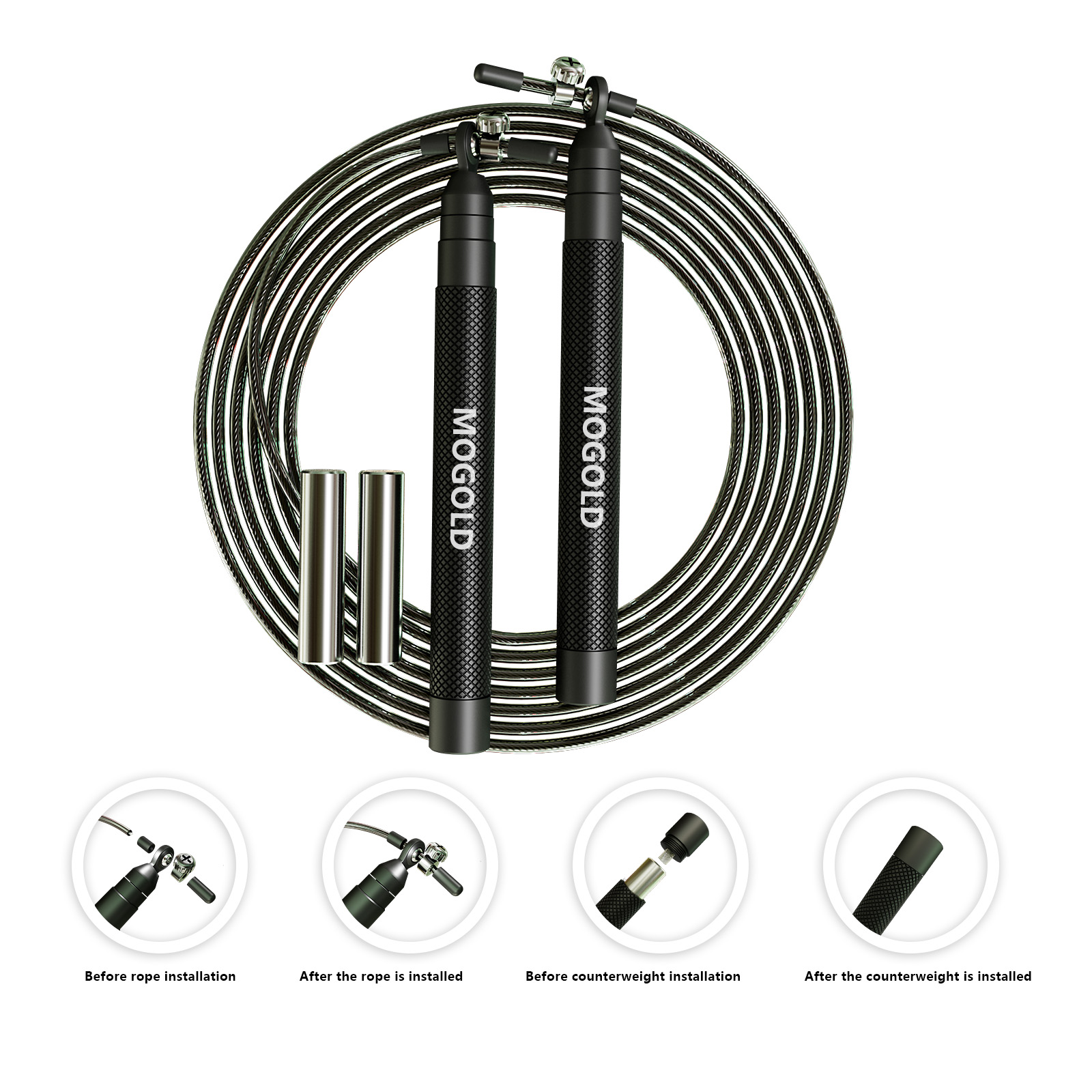 Crossfit Weighted jump rope gy - Crossfit Equipment recension och pris