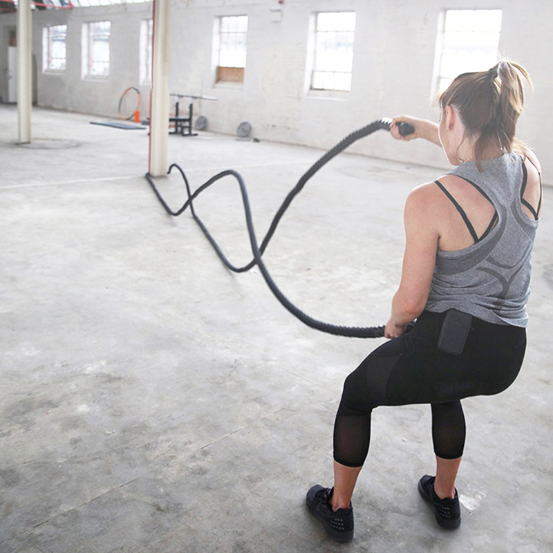 9M/12M/15M Fitness Battle Rope - Crossfit Equipment recension och pris