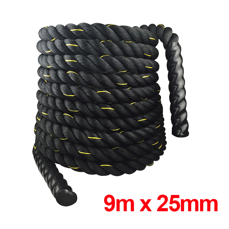 9M/12M/15M Fitness Battle Rope - Crossfit Equipment recension och pris