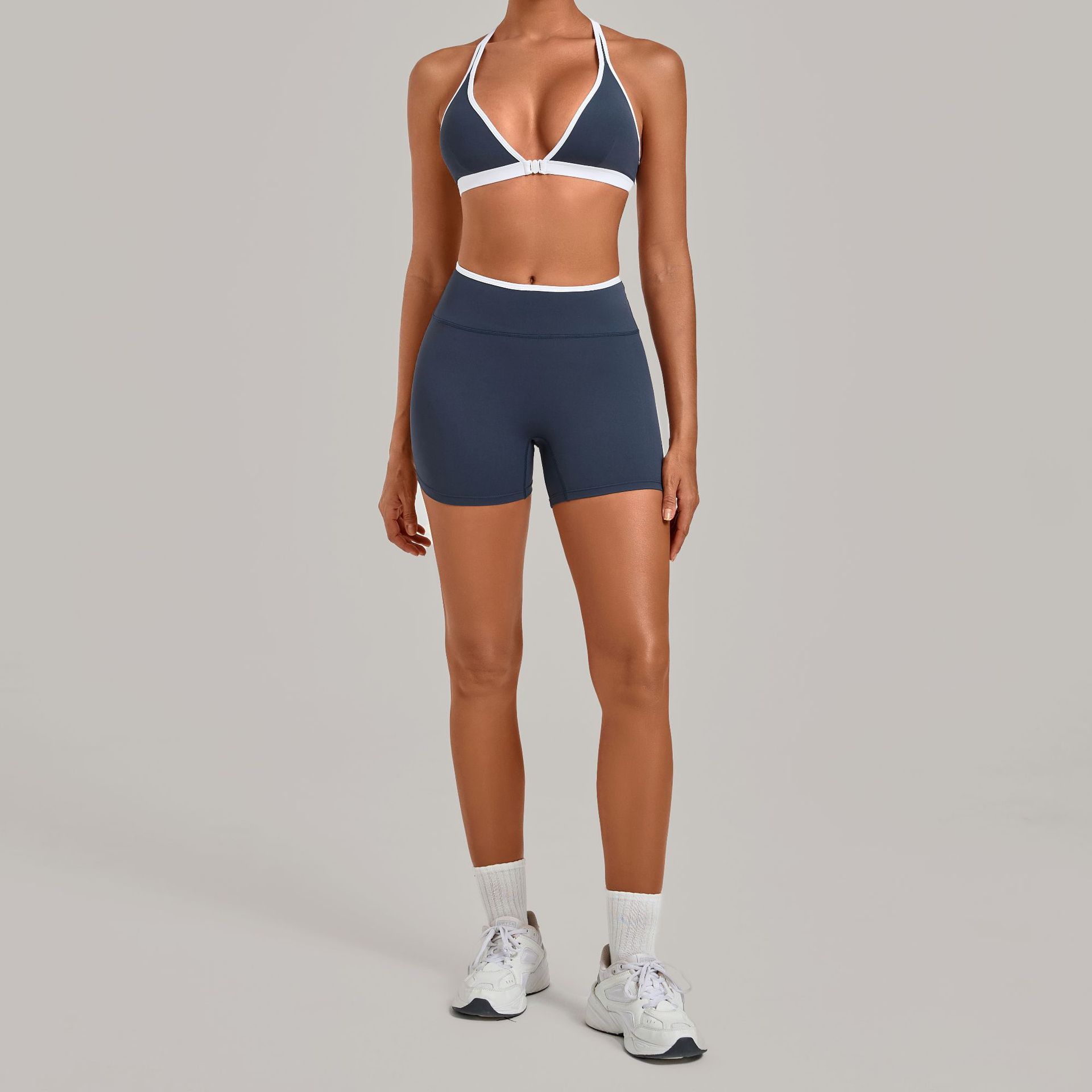 Women 2 Piece Yoga Set Deep V  - Crossfit Equipment recension och pris