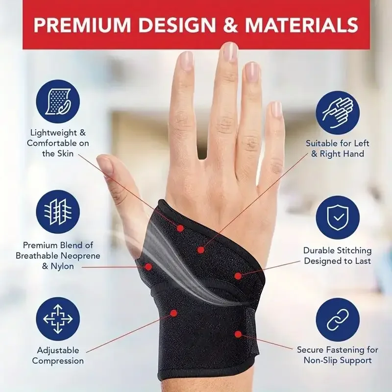 Adjustable Wrist Brace Perfect - Wrist Wrap Support recension och pris