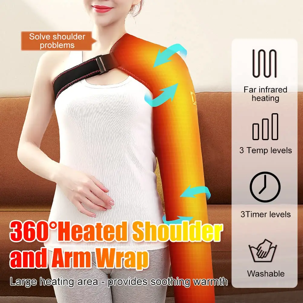 Long Arm Heating Massage Suppo - Wrist Wrap Support recension och pris