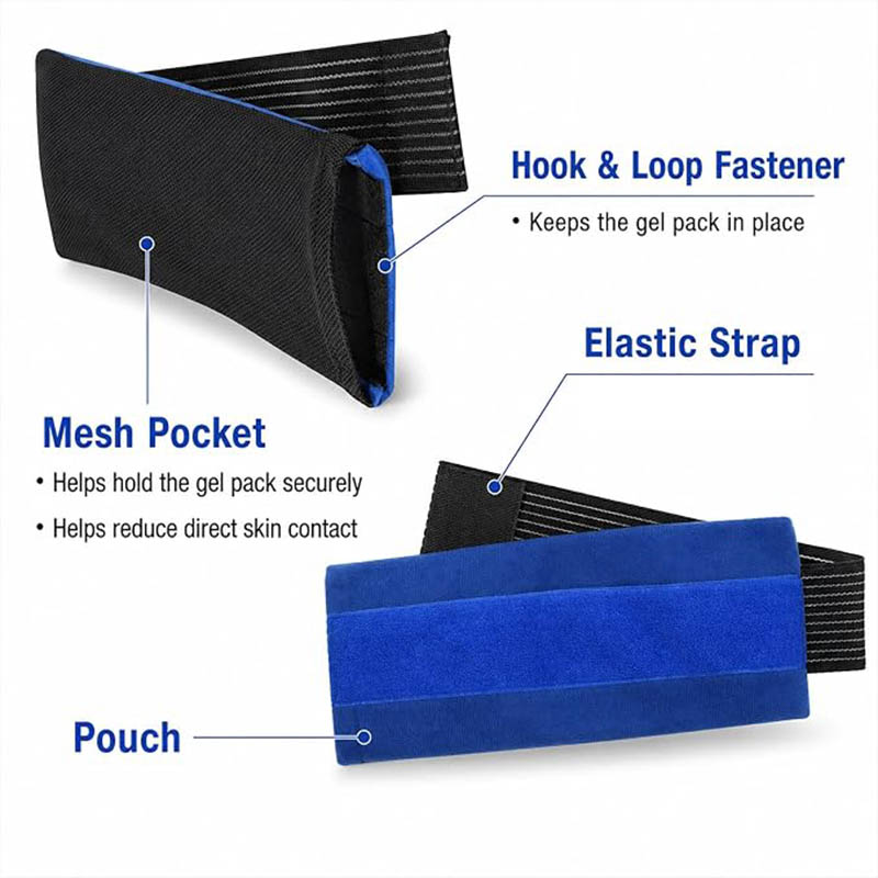 Reusable Ice Gel Pack Soft Col - Wrist Wrap Support recension och pris