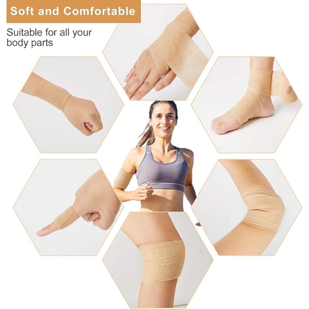 7.5cmX4.5m Sport Elastic Banda - Wrist Wrap Support recension och pris