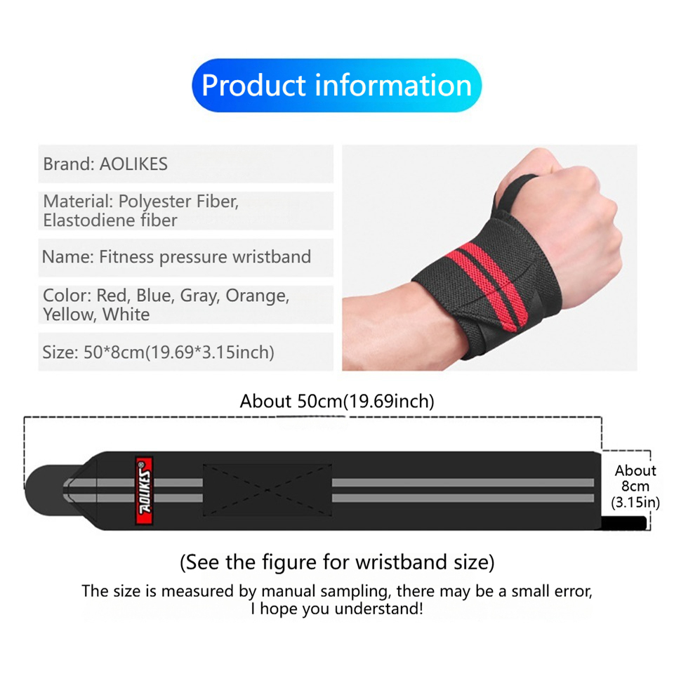AOLIKES Fitness Wrist Wraps We - Crossfit Equipment recension och pris